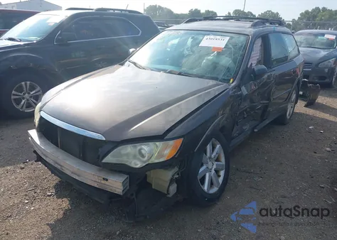 2008 Subaru Outback 2.5I из США, поврежденный, VIN 4S4BP61C587350108